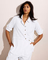 Dawn Linen Hi Low Tunic - White | Plus Size & Straight Size Women's Fashion | Universal Standard