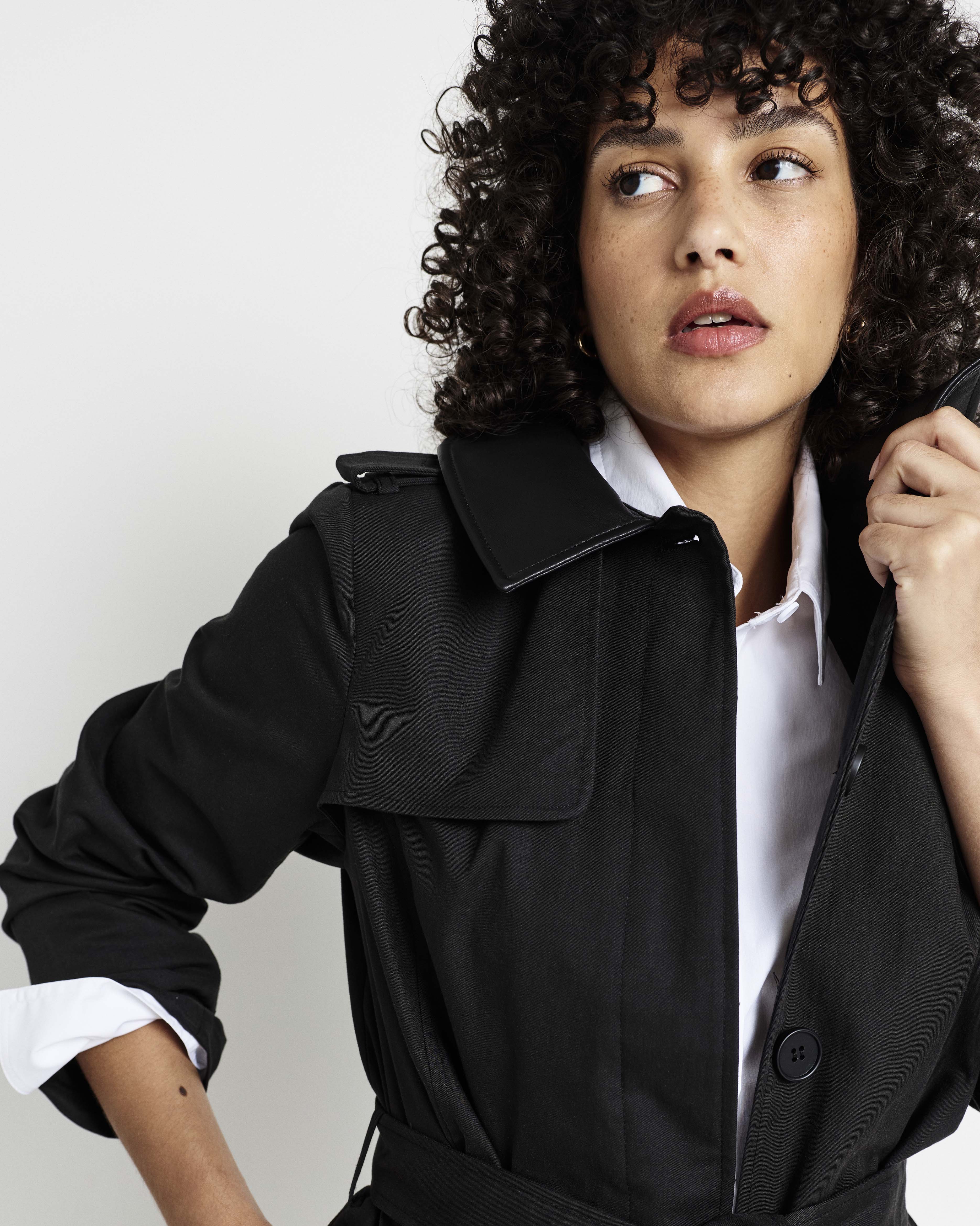 FACT ロンT Lサイズ Freya Trench Coat - Black – Universal Standard