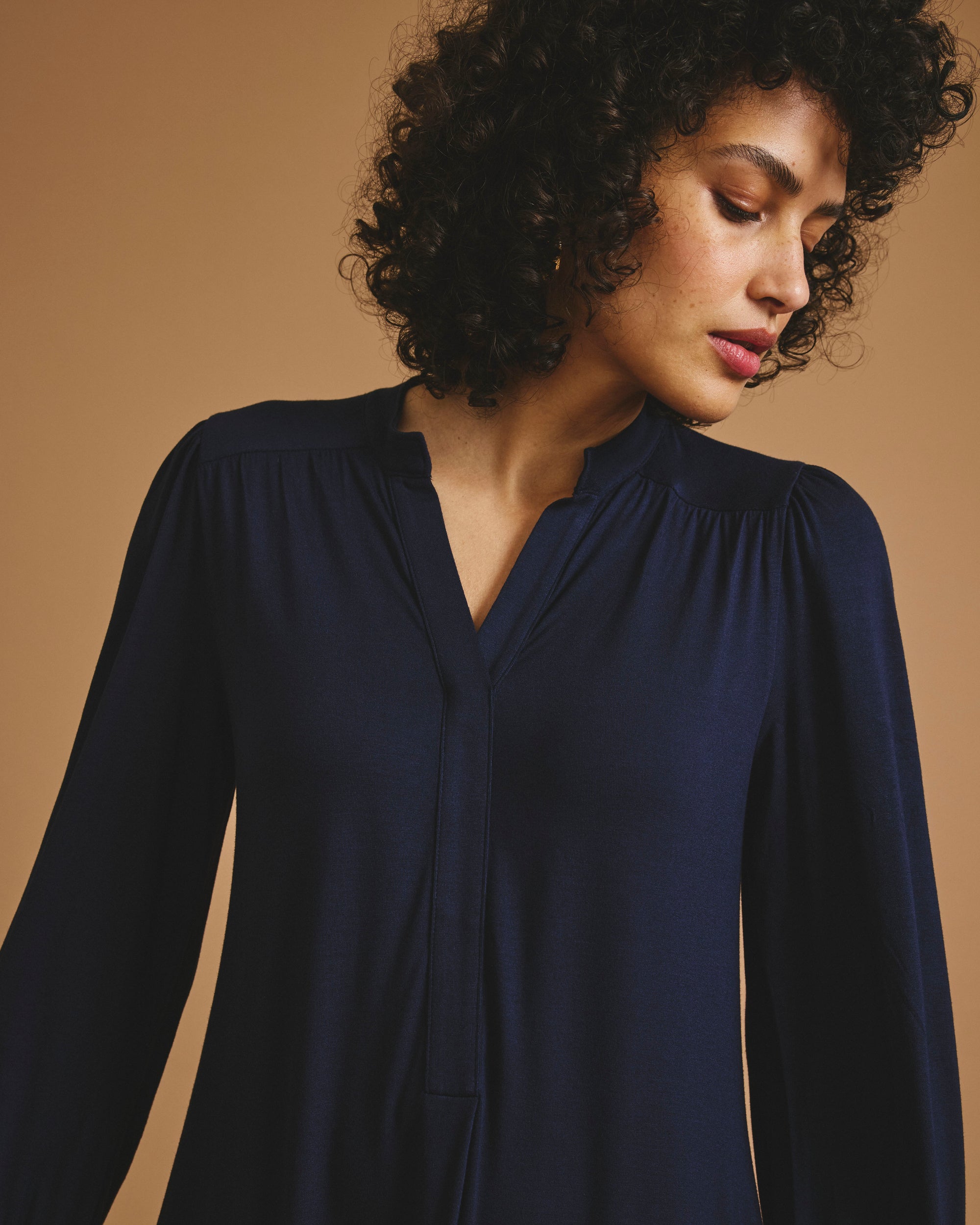 Gramercy Liquid Jersey Dress - Midnight | Plus Size & Straight Size Women's Fashion | Universal Standard