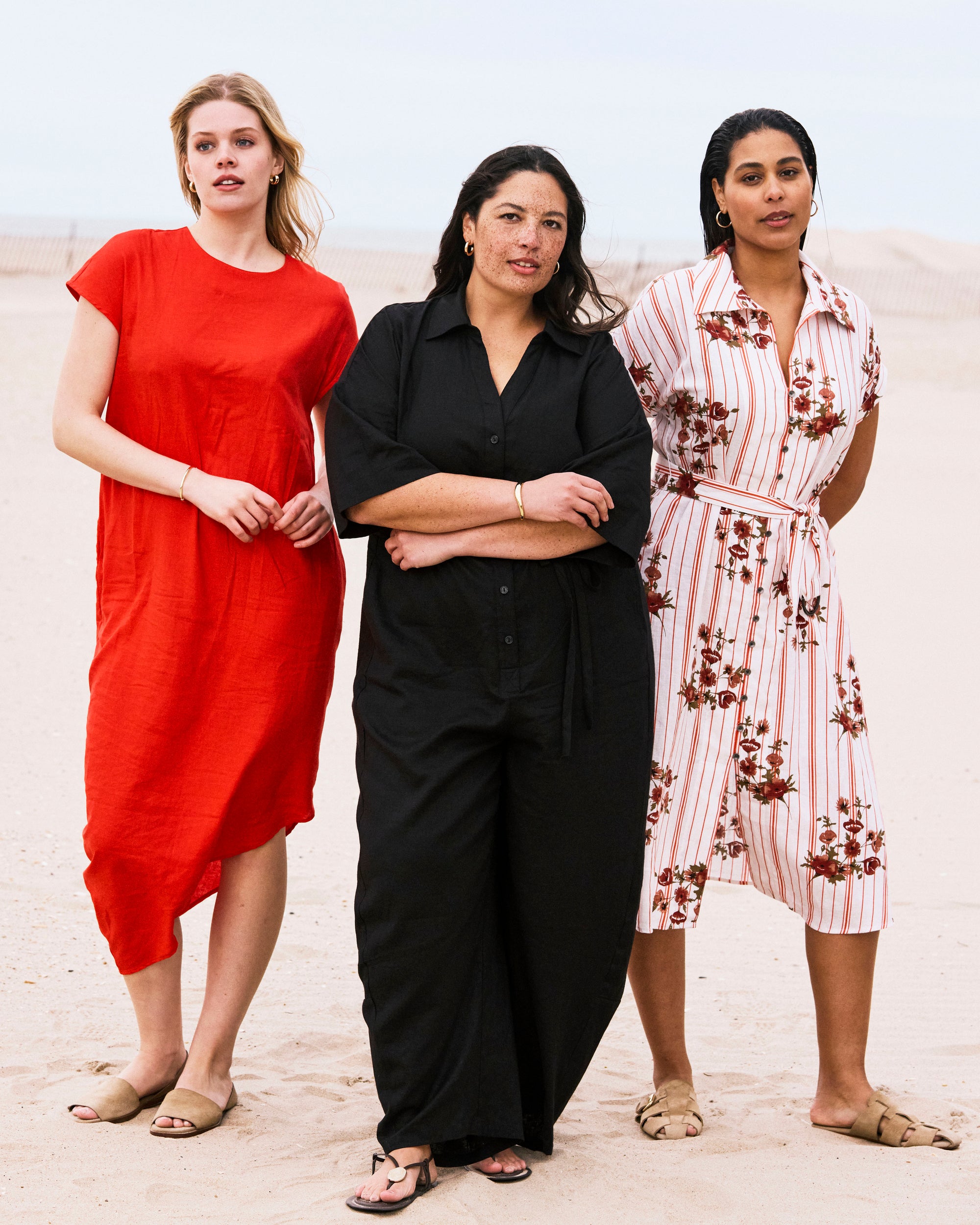 Iconic Stretch Linen Geneva Dress - / Shoreline Sunset- Size2XL - by Universal Standard Iconic Stretch Linen Geneva Dress - / Shoreline Sunset- Size2XL - by Universal Standard