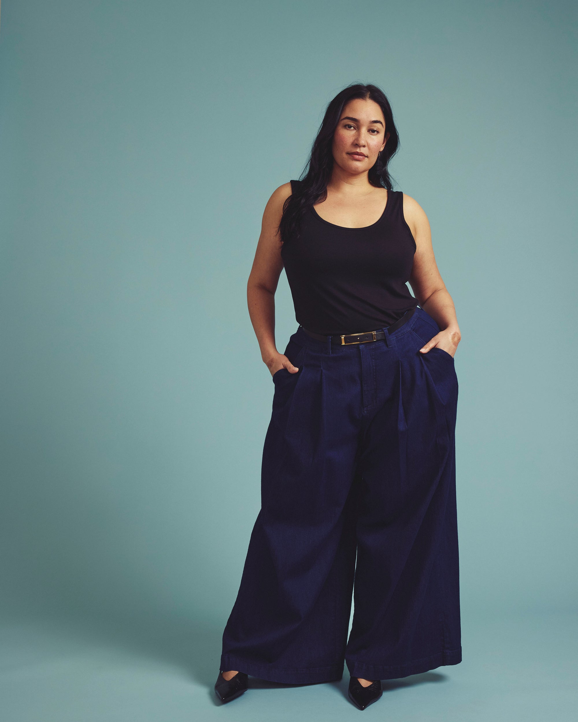 Cloud Rib Tank - Black | Plus Size & Straight Size Women's Fashion | Universal Standard