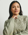 Safiya Cable Knit Sweater - Whisper of Sage