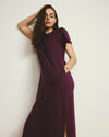 Halie Maxi T-Shirt Dress - Gamay | Plus Size & Straight Size Women's Fashion | Universal Standard
