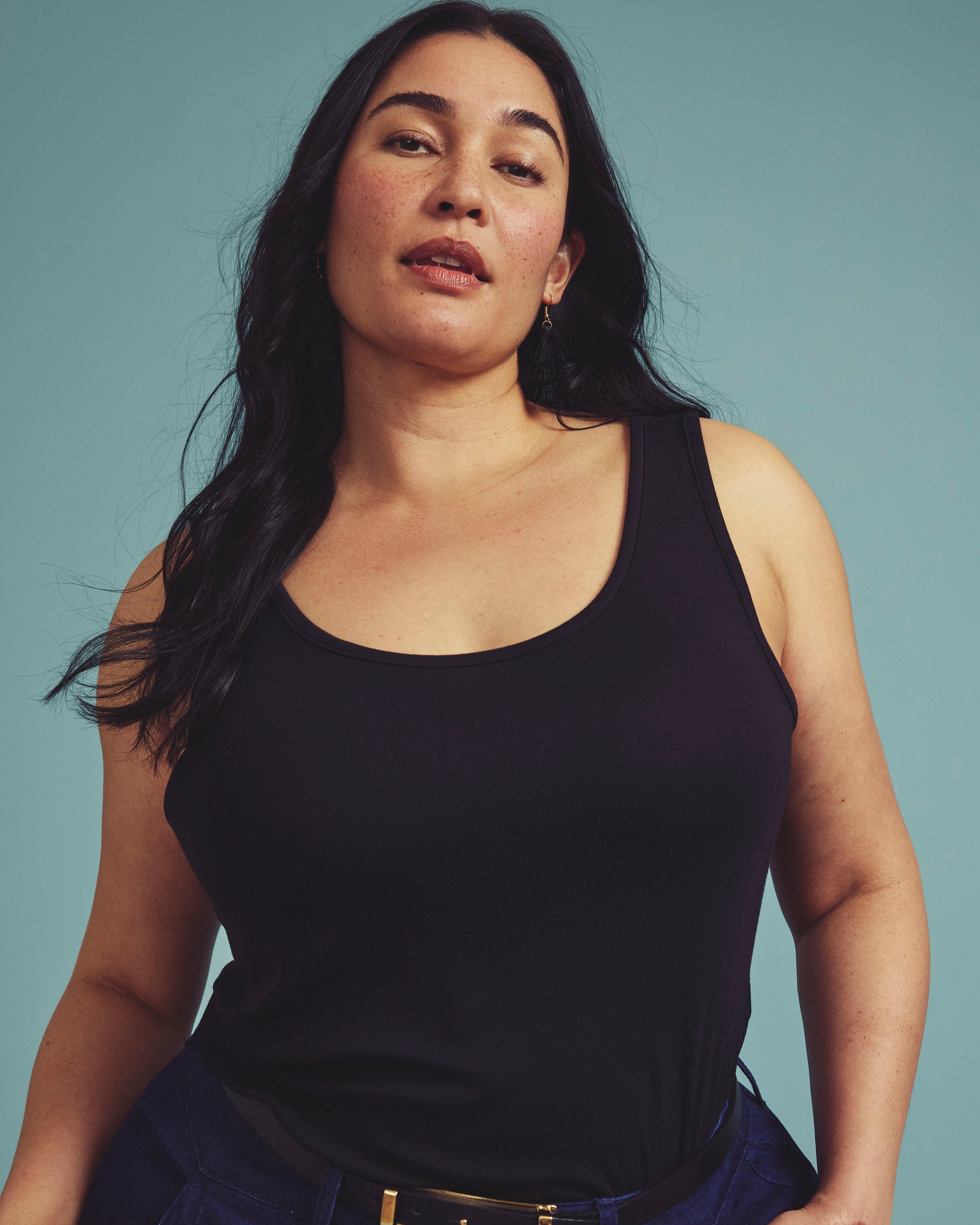 Cloud Rib Tank - Black | Plus Size & Straight Size Women's Fashion | Universal Standard