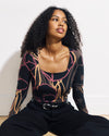 Agatha Liquid Jersey Top - Poppy Field Print | Plus Size & Straight Size Women's Fashion | Universal Standard
