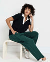 Varsity French Terry Pull On Pants - Forest Green | Plus Size & Straight Size Women's Fashion | Universal Standard