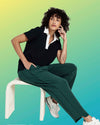Varsity French Terry Pull On Pants - Forest Green | Plus Size & Straight Size Women's Fashion | Universal Standard