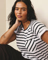 Light-As-Air Boy Tee - Zen Stripe | Plus Size & Straight Size Women's Fashion | Universal Standard