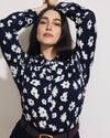 Elbe Liquid Jersey Shirt Classic Fit - Mystic Blossom | Plus Size & Straight Size Women's Fashion | Universal Standard