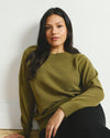 Noomi Cold Shoulder Sweater - Capulet Olive