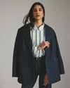 Percy Denim Look Blazer - Dark Indigo