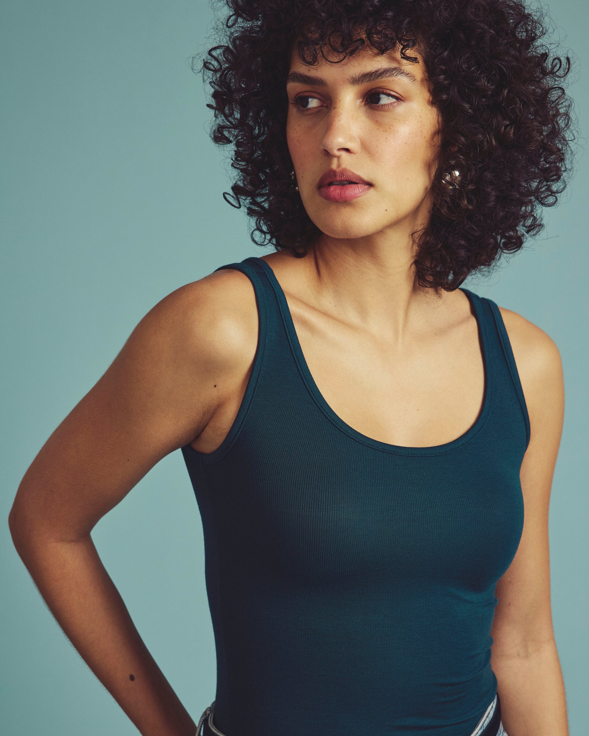 Foundation Tank - Deep Sea | Plus Size & Straight Size Women's Fashion | Universal Standard