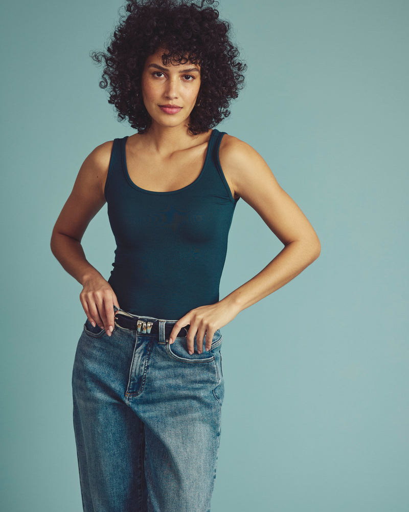 Foundation Tank - Deep Sea | Plus Size & Straight Size Women's Fashion | Universal Standard