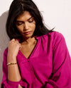 Avalon Linen Blouse - Hyper Pink | Plus Size & Straight Size Women's Fashion | Universal Standard