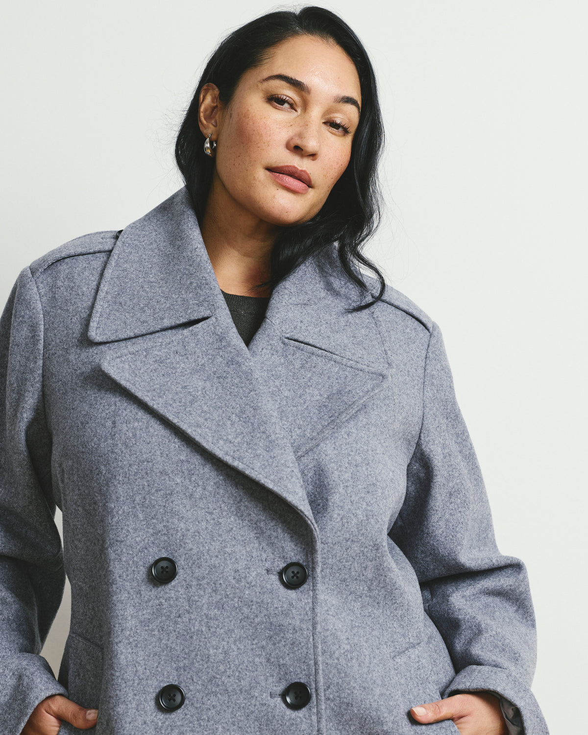 Callaghan Wool Blend Coat - Barcarolle Gray