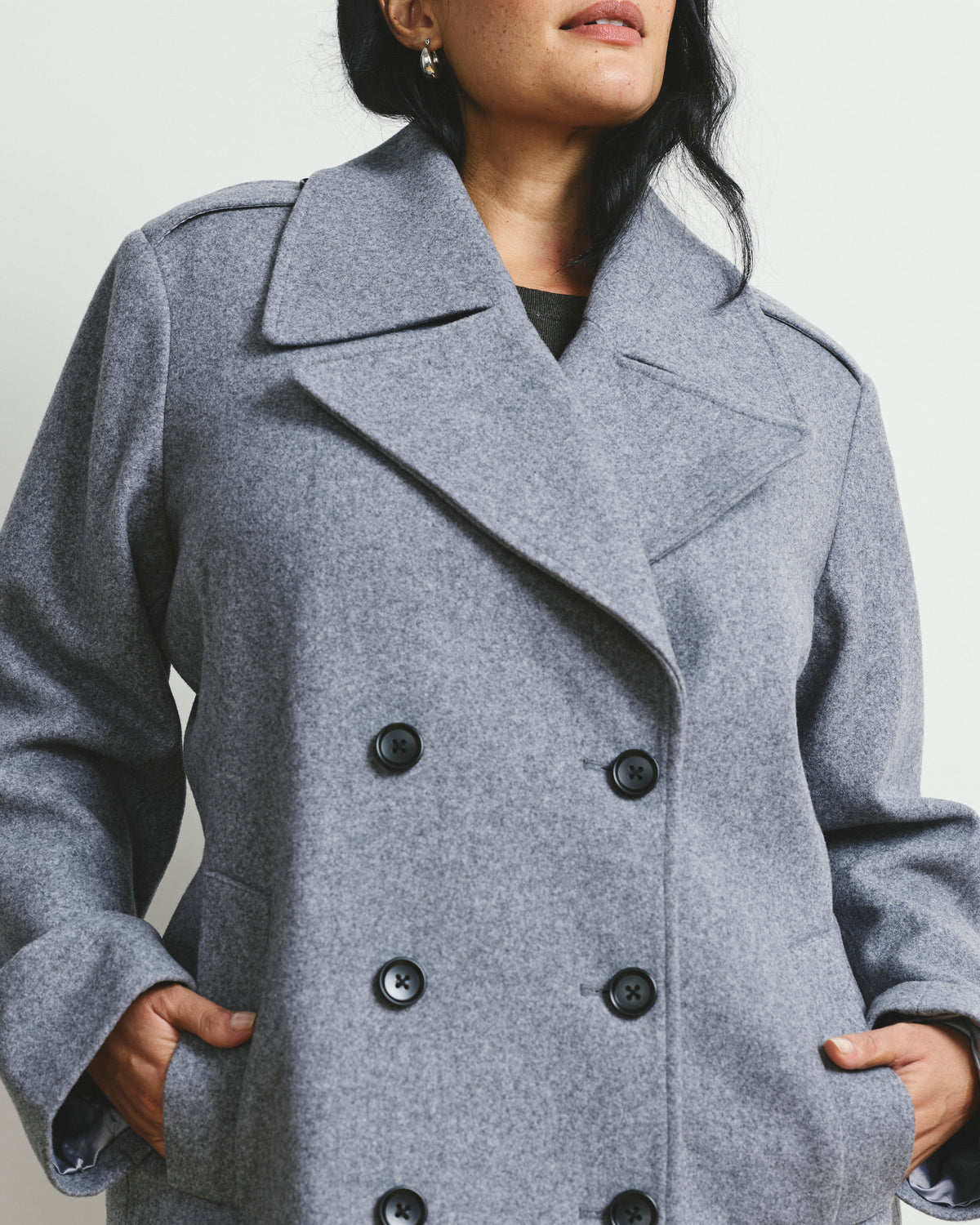 Callaghan Wool Blend Coat - Barcarolle Gray