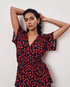 Flora Liquid Jersey Top - Very Cherry Print | Plus Size & Straight Size Women's Fashion | Universal Standard