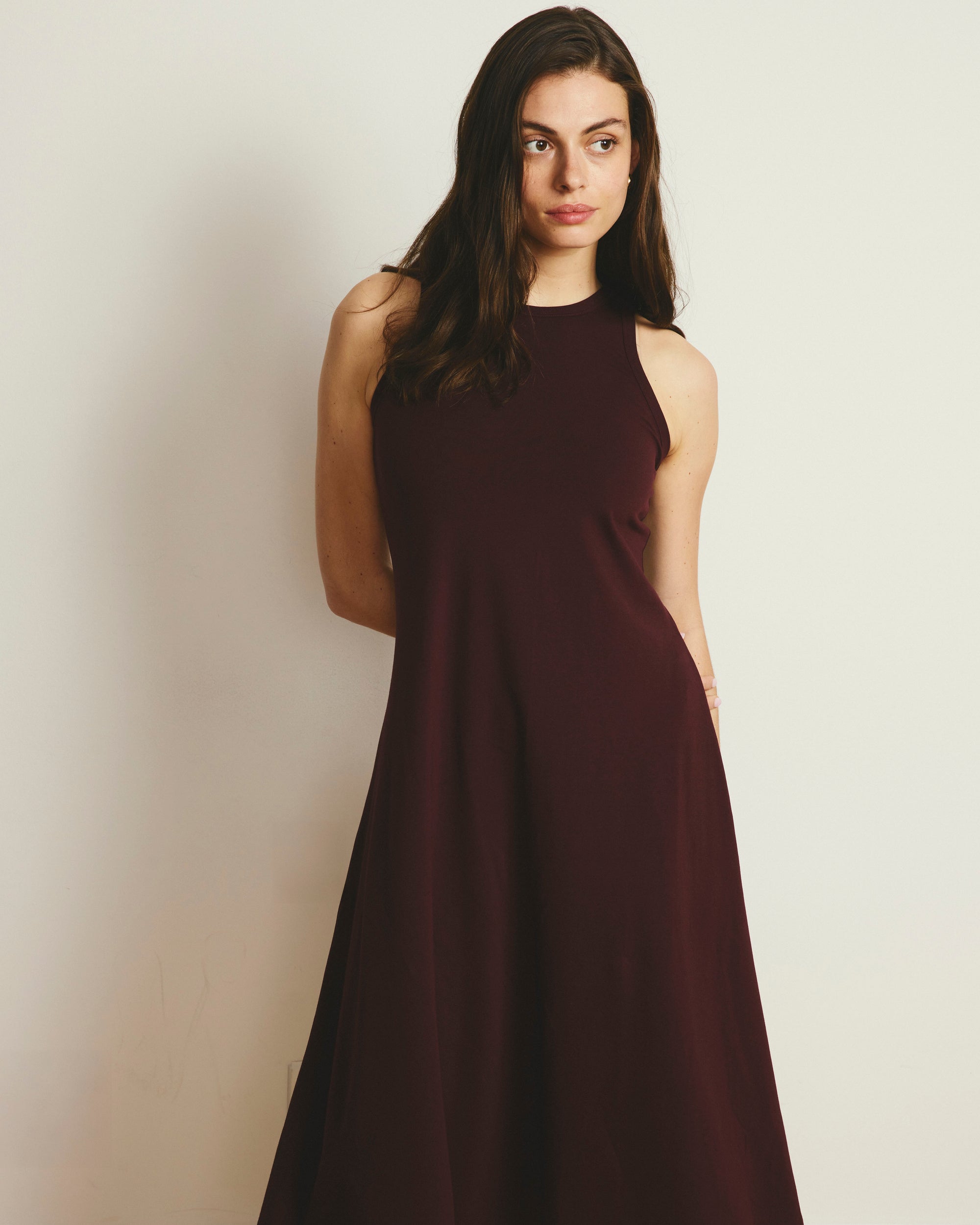 Sardinia Tank Dress - Black Cherry | Plus Size & Straight Size Women's Fashion | Universal Standard