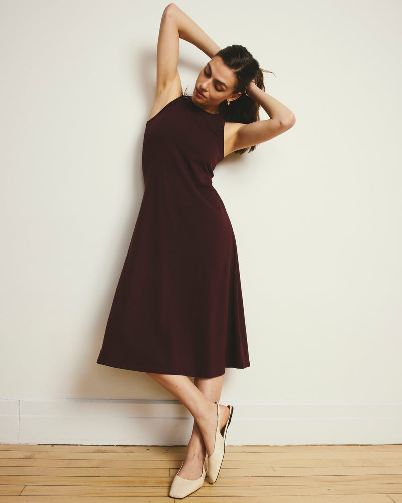 Sardinia Tank Dress - Black Cherry | Plus Size & Straight Size Women's Fashion | Universal Standard