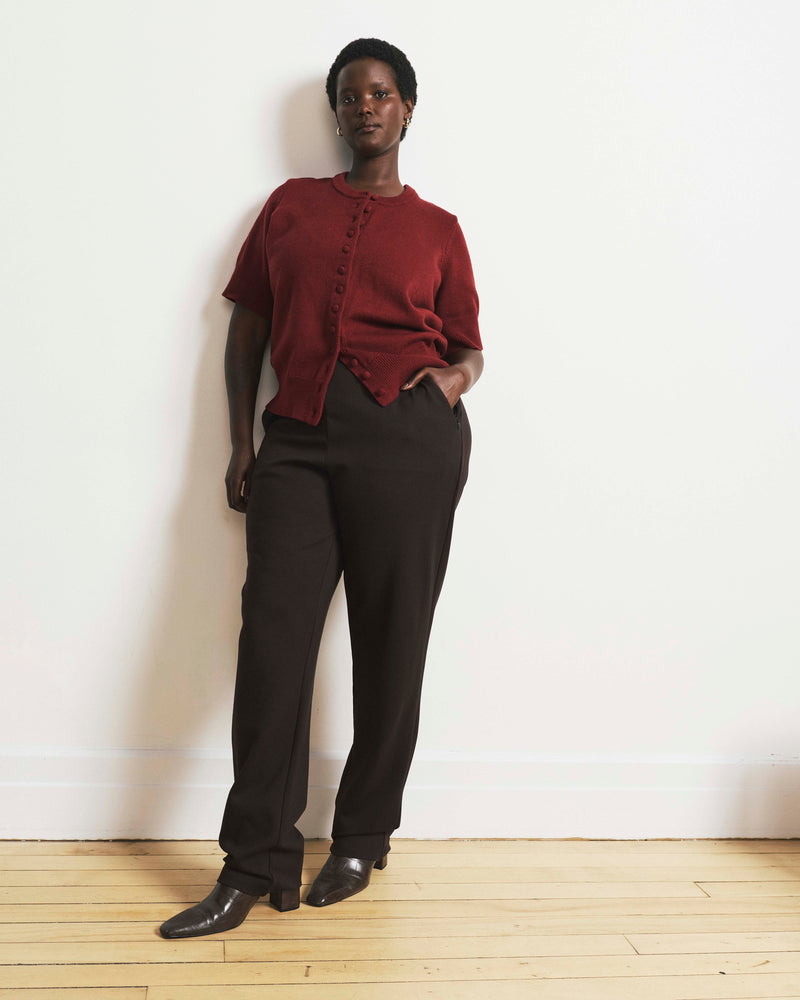 Smart Signature Ponte Pants Long - Espresso | Plus Size & Straight Size Women's Fashion | Universal Standard