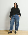 Soft Spun Long Sleeve Sweater - Black