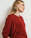 Savvy Fine Knit V-Neck Cardigan - Autumnal Red | Plus Size & Straight Size Women's Fashion | Universal Standard