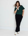 Varsity French Terry Pull On Pants - Black | Plus Size & Straight Size Women's Fashion | Universal Standard