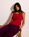 Iris Linen Blend Easy Pull-On Pants - Acai | Plus Size & Straight Size Women's Fashion | Universal Standard