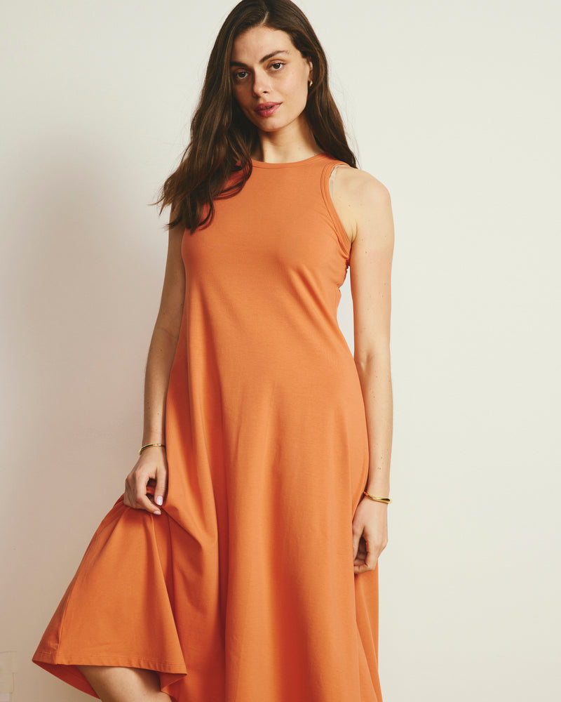 Sardinia Tank Dress - Italian Orange | Plus Size & Straight Size Women's Fashion | Universal Standard