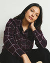Maine Stretch Flannel Shirt - Gamay Windowpane Plaid