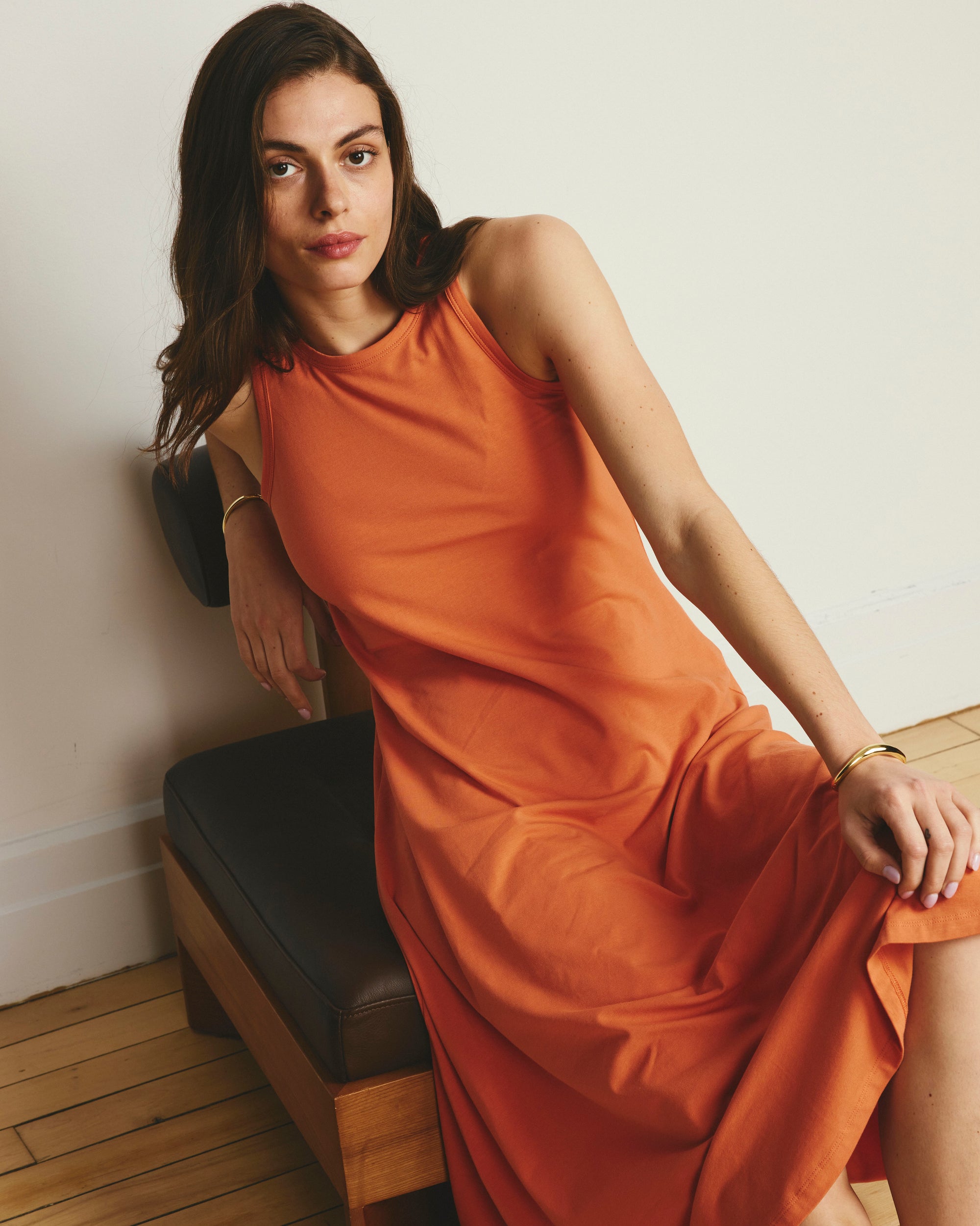 Sardinia Tank Dress - Italian Orange | Plus Size & Straight Size Women's Fashion | Universal Standard