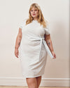 Crescent Breton Stripe Knot Dress - Pale Blue/White Stripe | Plus Size & Straight Size Women's Fashion | Universal Standard