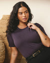 Light-As-Air Tee Rex - Purple Jewel | Plus Size & Straight Size Women's Fashion | Universal Standard