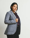Kidjo Tailored Wool Blend Jacket - Barcarolle Gray