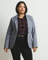 Kidjo Tailored Wool Blend Jacket - Barcarolle Gray