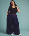 Classic V-Neck Ribbed Tee - Black | Plus Size & Straight Size Women's Fashion | Universal Standard
