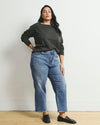 Donna High Rise Curve Straight Leg Jeans 27 Inch - Calabasas Blue