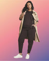 Selma French Terry Jogger - Deep Brown | Plus Size & Straight Size Women's Fashion | Universal Standard