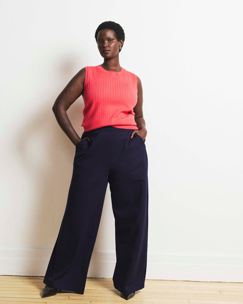 Stephanie Wide Leg Ponte Pants - Supernova | Plus Size & Straight Size Women's Fashion | Universal Standard