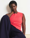 Savvy Fine Knit Sweater Shell - Cinnamon Rose | Plus Size & Straight Size Women's Fashion | Universal Standard