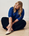 Belle Breton Stripe Jersey Tee - Solid Ultramarine | Plus Size & Straight Size Women's Fashion | Universal Standard
