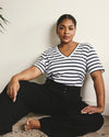 Light-As-Air V Rex - Zen Stripe | Plus Size & Straight Size Women's Fashion | Universal Standard