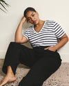 Light-As-Air V Rex - Zen Stripe | Plus Size & Straight Size Women's Fashion | Universal Standard