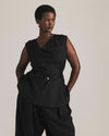 Lando Sculpted Ponte Top - Black | Plus Size & Straight Size Women's Fashion | Universal Standard