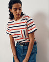 Breton Stripe Garcon Tee - Red/White/Blue Stripe | Plus Size & Straight Size Women's Fashion | Universal Standard