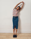 Breton Stripe Garcon Tee - Red/White/Blue Stripe | Plus Size & Straight Size Women's Fashion | Universal Standard