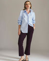 Amaya Ponte Kick Flare Pants - Gamay | Plus Size & Straight Size Women's Fashion | Universal Standard