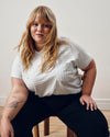 Breton Stripe Garcon Tee - Pale Blue/White Stripe | Plus Size & Straight Size Women's Fashion | Universal Standard