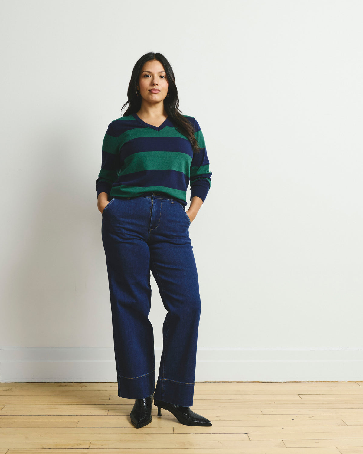 Carol High Rise High Stretch Jeans - Wild Indigo