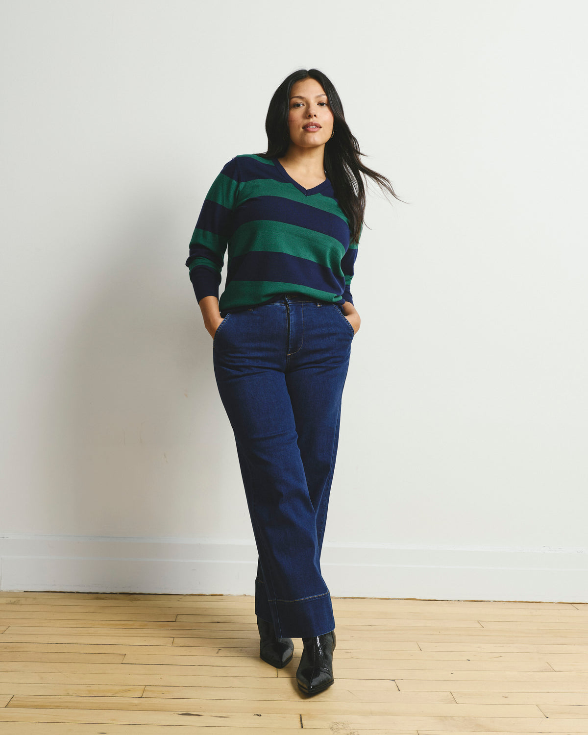 Carol High Rise High Stretch Jeans - Wild Indigo